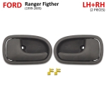 ชุด มือเปิดใน มือจับใน มือดีงในประตู ข้างซ้าย+ขวา 2 ชิ้น สีเทา สำหรับ Ford Ranger Figther ปี 1999-2005